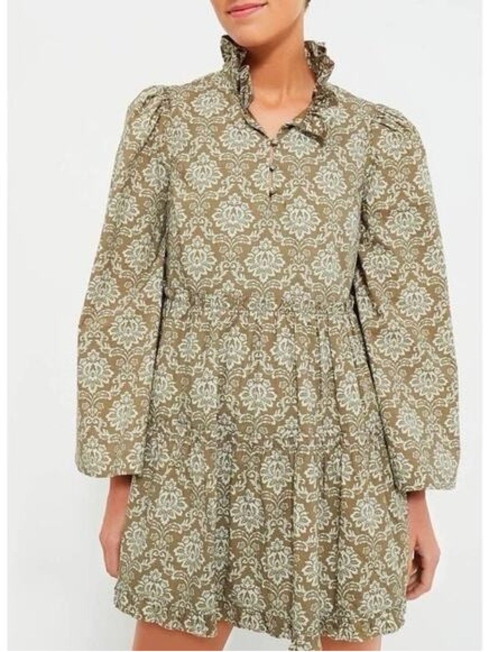 NWT Hyacinth House Moss Printed Russell Mini Dress Tuckernuck small